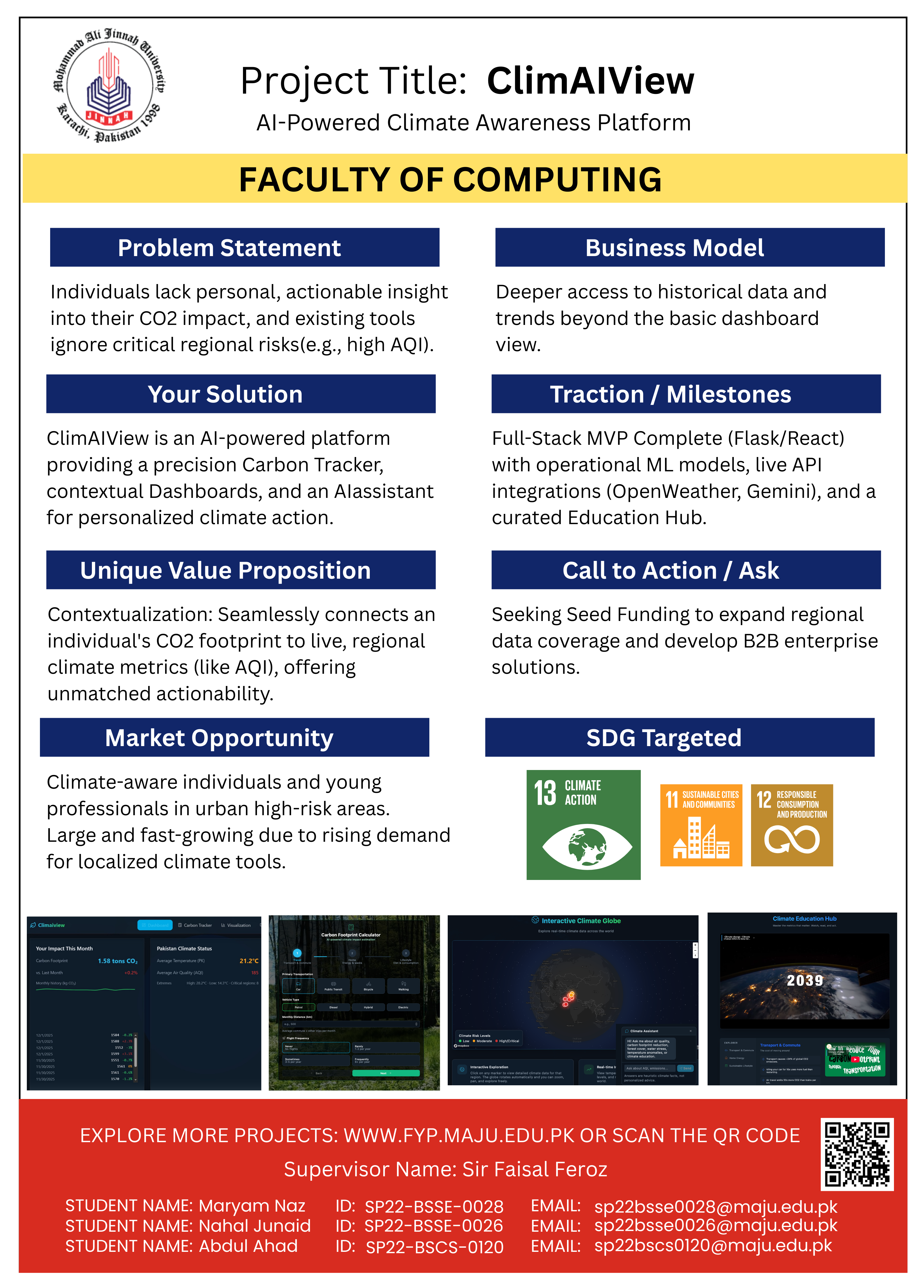 ClimAIView: AI-Powered Climate Awareness Platform